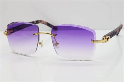 purple cartier glasses